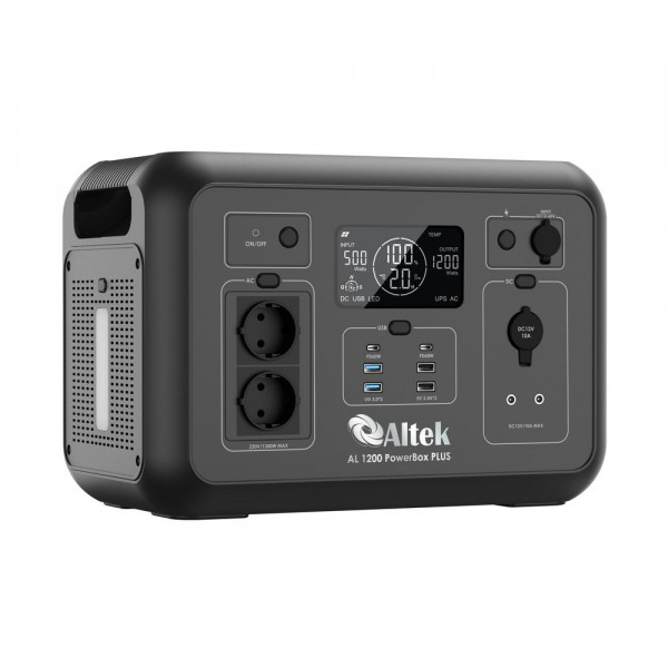 Портативная зарядная станция ALTEK AL 1200 PowerBox PLUS (1008 Вт·ч)