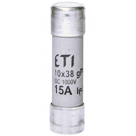 Предохранитель CH 10×38 gPV 15A 1500V (10kA)
