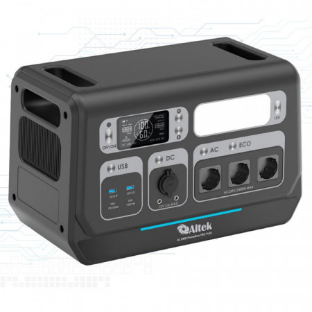 Портативная зарядная станция ALTEK AL 2400 PowerBox PRO PLUS (2048 Вт·ч)
