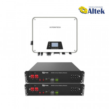 Гибридная станция Hypontech HES-5000 5KW, Dyness B4850, 48V – 2.4 кВт (2 шт.)