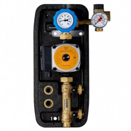 Однолинейная солнечная станция, 3/4″ НР, 6 бар, 2-12 л/мин, GRUNDFOS SOLAR 25-65