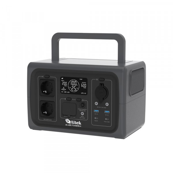 Портативная зарядная станция AL 600 PowerBox (512 Вт·ч)