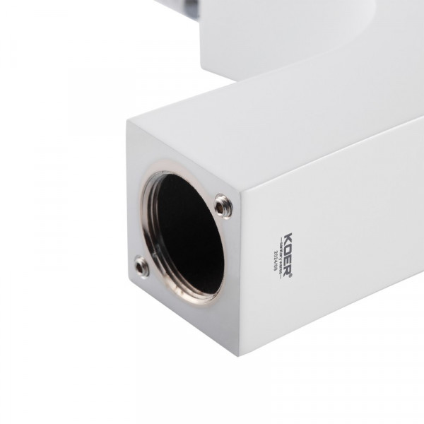 Змішувач для біде Koer KB-20007-04 (Колір хром+білий) (KR5158)