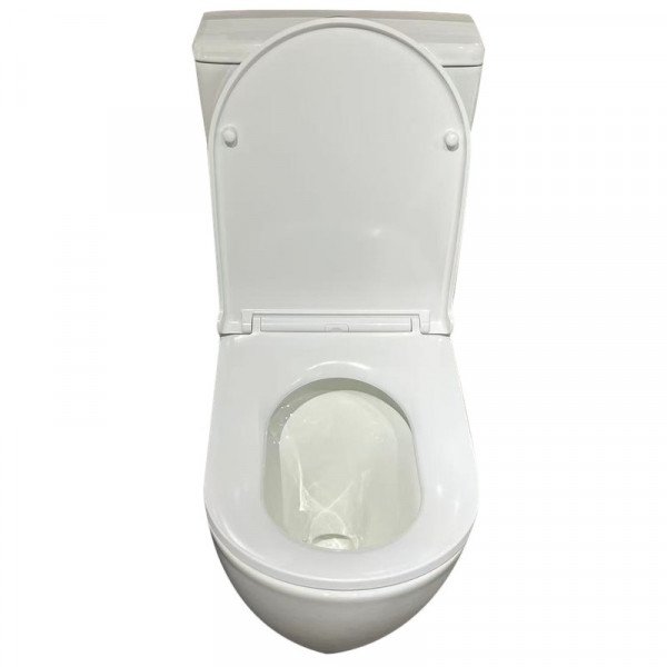 Унітаз-компакт ергономічний Koer TT-0201-T3 675x390x860mm система змиву TORNADO 3.0 (KR5613)