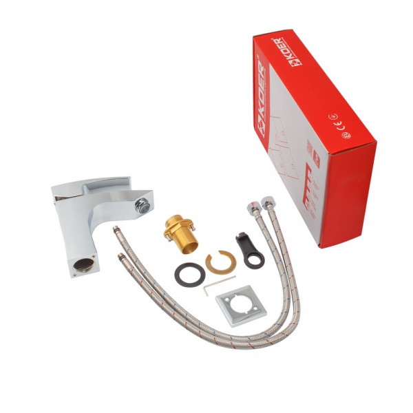 Змішувач для умивальника Koer KB-10007-01 (Колір хром) (KR3438)