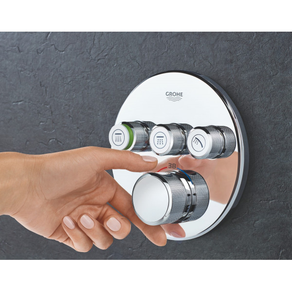 Термостат прихованого монтажу на 3 споживача Grohe Grohtherm SmartControl (29121000)