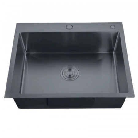 Мийка Zerix ZH5843-215 Nano-Black (3.0/0.8) з нержавіючої сталі (MX1584)