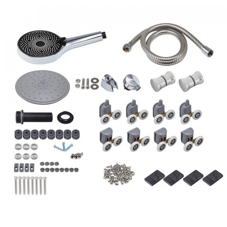 Комплект фурнітури для душового боксу Mixxus Strong SCP01-SET Chrome (MI8162)