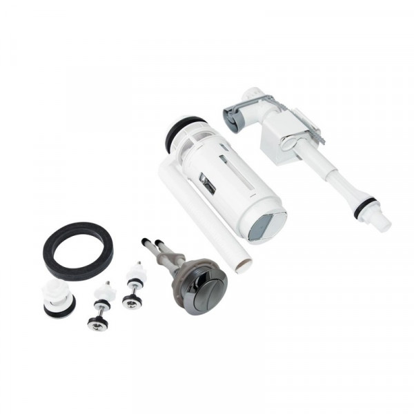 Бачок до унітазу-компакту Mixxus Quadro-0403-R Tank 640х360х835 зі зливною арматурою (MI8314)