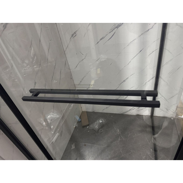 Душова кабіна без піддону Mixxus Premium Quadro SC01-90x90x195-TR Black прозоре скло 6мм (MI8292)