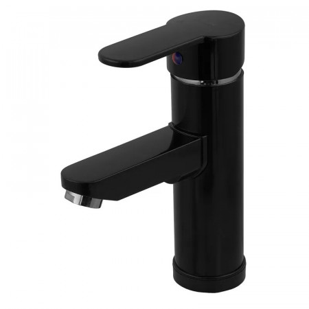 Змішувач для умивальника Plamix Raul-001-A Black (без підведення) (PM0653)