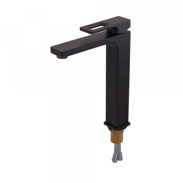 Змішувач для умивальника Koer KB-11009-05 високий (Колір чорний) (KR3501)