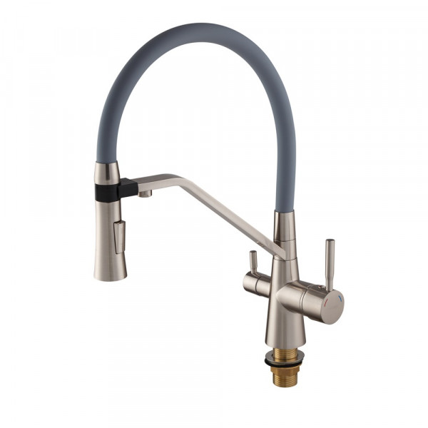 Змішувач для кухні Mixxus Premium Magnet 021 SS COLOR REFL.GREY (MI6976)