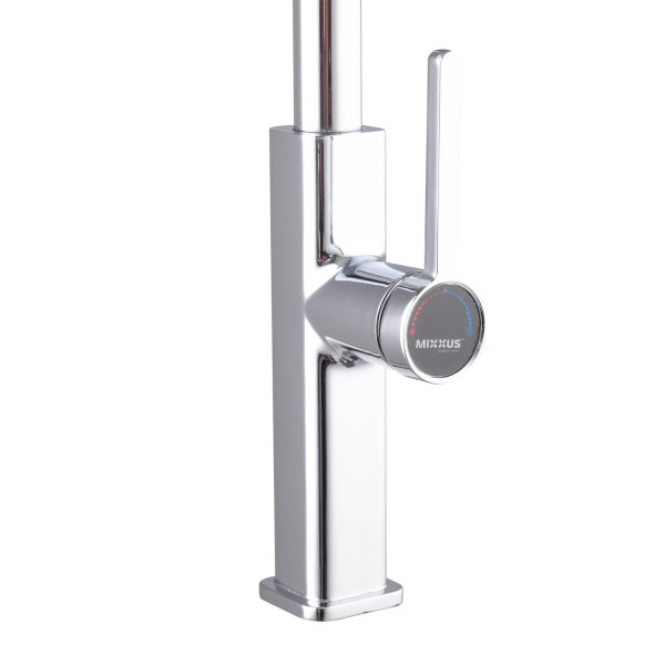 Змішувач для кухні з висувним виливом Mixxus Premium HAMMER 014 (MI6953)