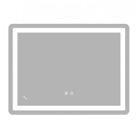 Дзеркало Zerix Sansa MR01-80x60-REVERSE з LED Touch, Anti-fog, димером, регулятором яскравості (ZX6049)