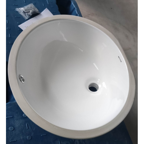 Раковина врізна під стільницю MIXXUS PREMIUM TOPPER-1701 495х405х205mm з переливом (MP6568)