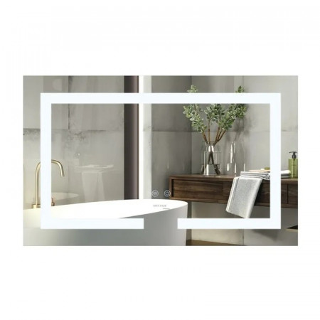 Дзеркало Mixxus HARD MR07-80x50 з Led Touch, Anti-fog, димером, регулятором яскравості (MI6658)