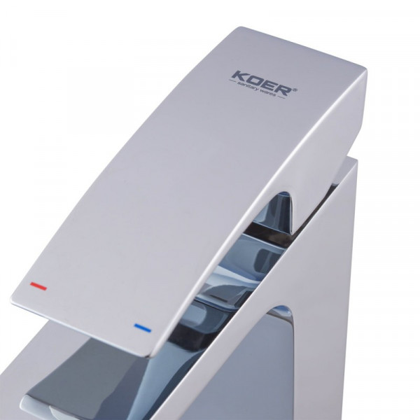 Змішувач для умивальника Koer KB-11007-01 високий (Колір хром) (KR3440)