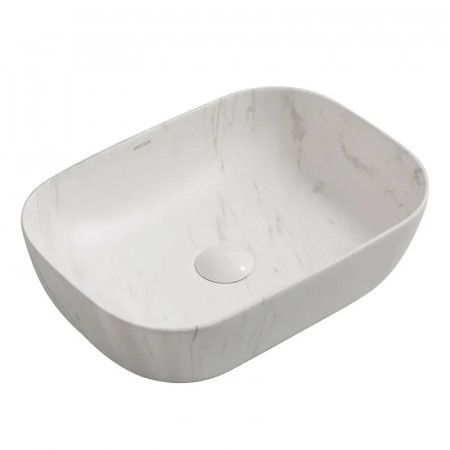 Раковина накладна Mixxus Premium DIVERSE-0112 MARBLE 455х325х135mm (MP6543)