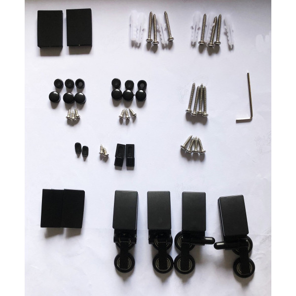 Душова кабіна без піддону Mixxus Premium Quadro SC01-90x90x195-TR Black прозоре скло 6мм (MI8292)