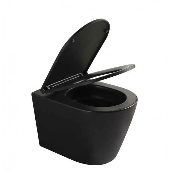 Комплект: Mixxus Premium Bevel-SET-2101 Black (в 2 ящ) Унітаз система змиву Tornado 1.0+ Інсталяція Koer KT-0404 + панель KT-0604-05 Black Mat (MP6669)