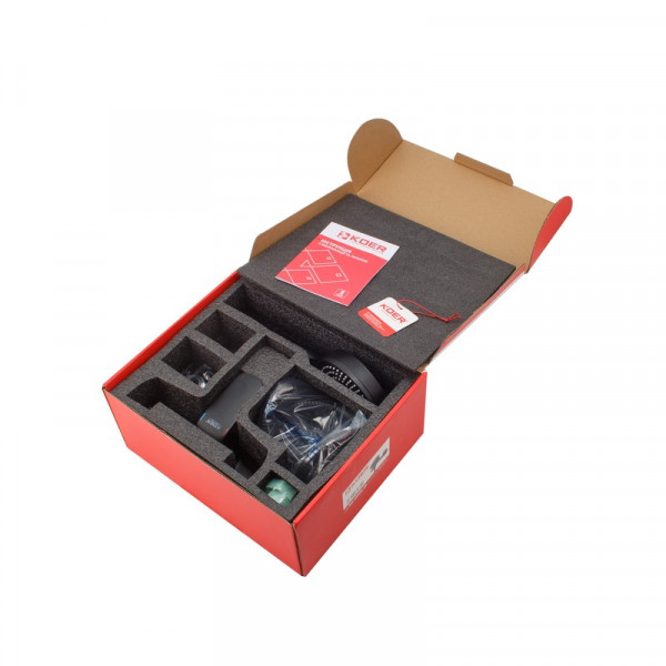 Змішувач для ванни з коротким виливом Koer KB-40008-05 (Колір чорний) (KR3473)