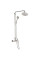 Душова колона зі змішувачем Zerix LR72405 (нерж. сталь) (LL1473)