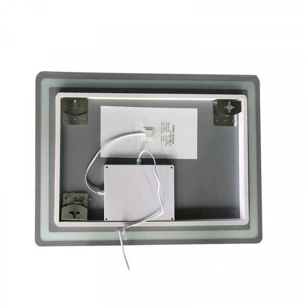 Дзеркало Zerix Mirra MR05-70x50-REVERSE з LED Touch, Anti-fog, димером, регулятором яскравості (ZX6055)