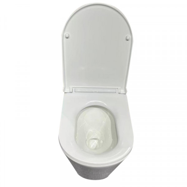 Унітаз підвісний ергономічний Koer TT-0102-T3 520x360x360mm система змиву TORNADO 3.0 (KR5616)