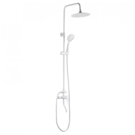 Душова колона із змішувачем Plamix Rain-009-J.White (Колір Білий) (PM0636)