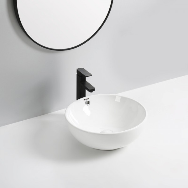 Раковина накладна Mixxus Premium ELLIPSE-0205 430х430х150mm з переливом (MP6530)