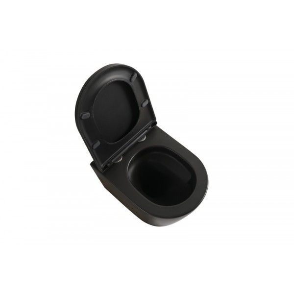 Комплект: Mixxus Premium Bevel-SET-2101 Black (в 2 ящ) Унітаз система змиву Tornado 1.0+ Інсталяція Koer KT-0404 + панель KT-0604-05 Black Mat (MP6669)