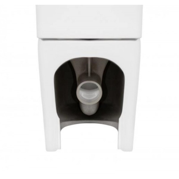 Чаша унітазу-компакту Mixxus Premium Bevel-0401-T1 Bowl 625х390х845 Tornado 1.0 без сидіння (MI8348)