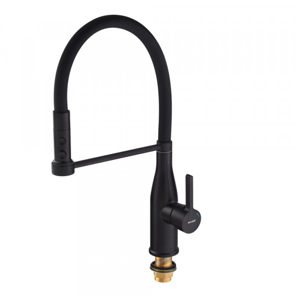Змішувач для кухні Mixxus Premium Summer 017 BLACK REFL.BLACK (MI6961)