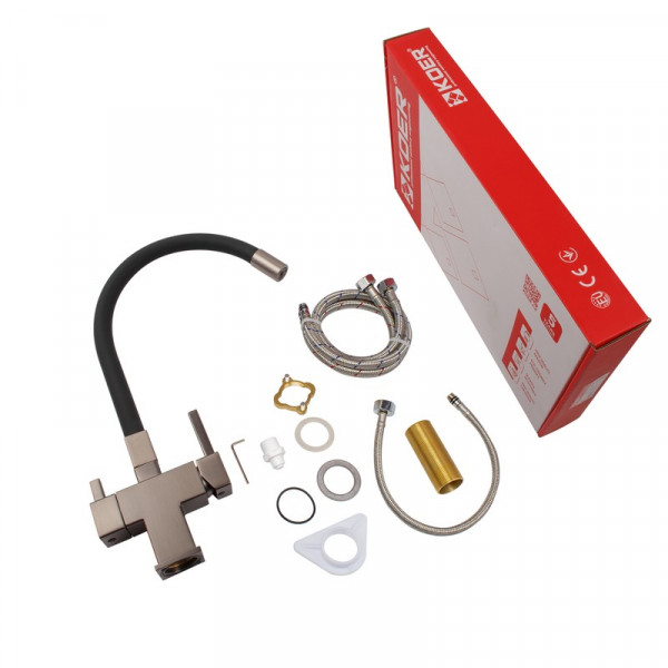 Змішувач для кухні Koer KB-72023-07 з виходом для питної води (KR5010)