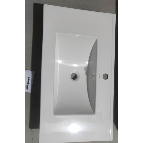 Раковина меблева Mixxus Premium CUBIC-1503 810х460х170mm з отвором під змішувач та переливом (MP6497)