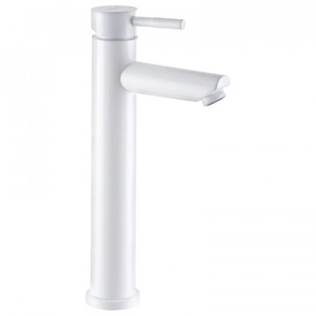 Змішувач для умивальника з нерж. сталі SUS304 Mixxus SUS-001-High Білий (MI5753)