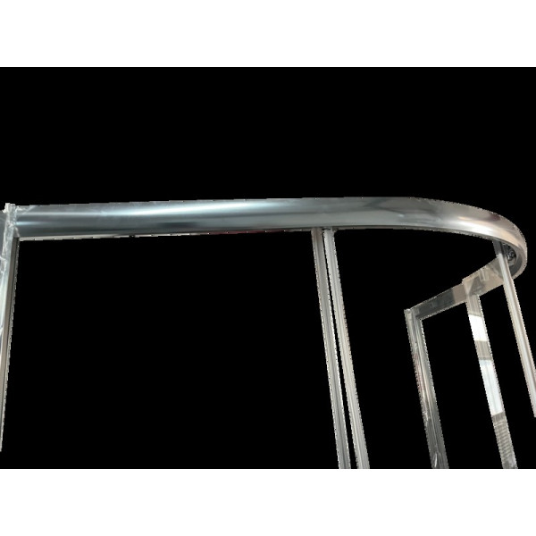 Душова кабіна без піддону Koer SR SC04-90x90x195-TR-01 прозоре скло Easy Clean 5мм, хром (KR5360)