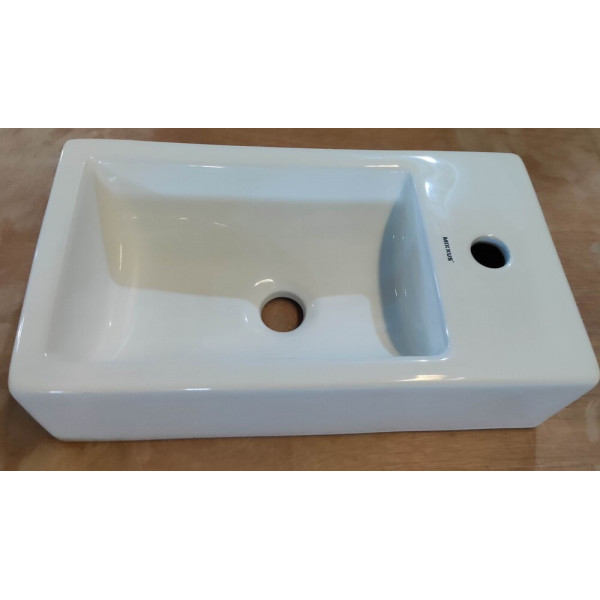 Раковина накладна Mixxus Premium QUADRO-0207 480х260х125mm з отвором під змішувач (MP6503)