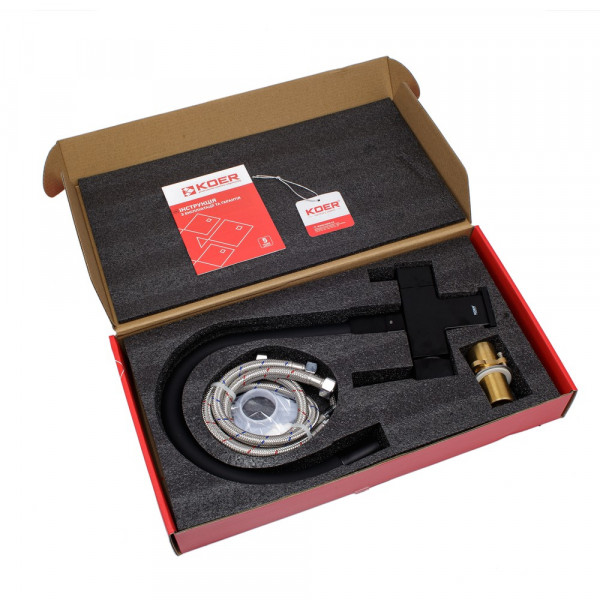 Змішувач для кухні Koer KB-72023-05 з виходом для питної води (KR5009)