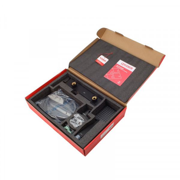 Змішувач для ванни з коротким виливом Koer KB-41009-05 (Колір чорний) (KR3503)