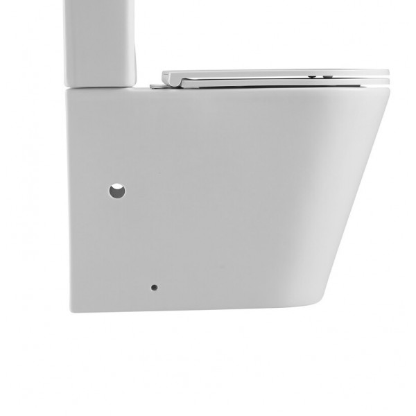 Чаша унітазу-компакту Mixxus Premium Bevel-0401-T1 Bowl 625х390х845 Tornado 1.0 без сидіння (MI8348)