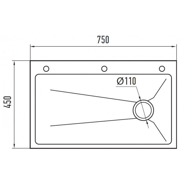 Мийка Zerix ZH7545-SET-05 NANO-BLACK (3.0/0.8) з нерж. сталі, комплект (графіт) (ZM5581)