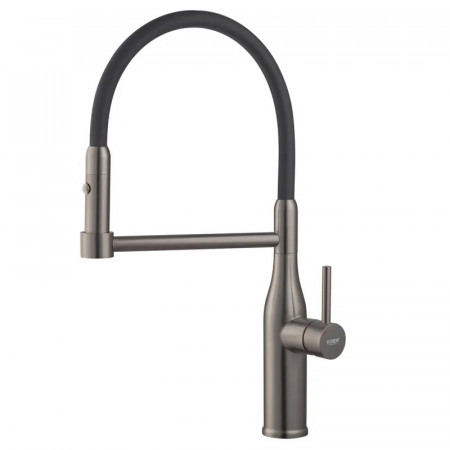 Кухонний змішувач з силіконовим виливом KOER KI-70005-07 (нерж. сталь) (KR3389)