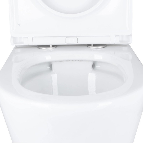 Чаша унітазу-компакту Mixxus Bevel-0405-R Bowl 605х370х800 Rimless без сидіння (MI8352)