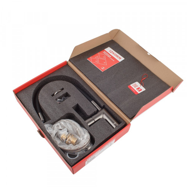 Змішувач для кухні Koer KB-70029-07 Колір графіт (KR5500)