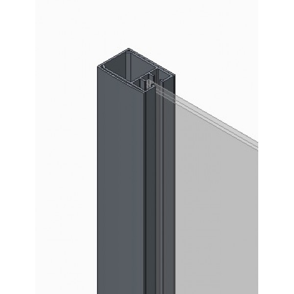 Шторки скляні на ванну Koer SR BS04-95x140-TR-01 прозоре скло 6мм, хром (KR5403)
