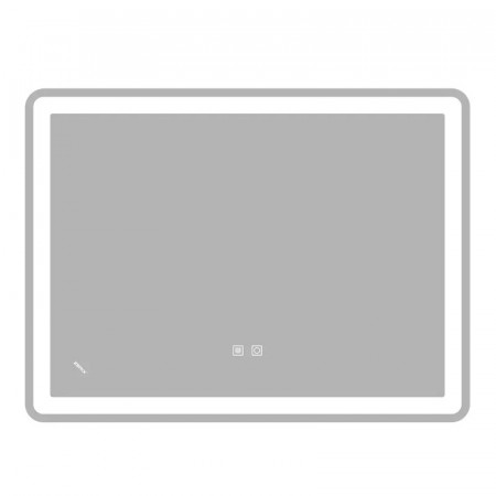 Дзеркало Zerix Mirra MR05-80x60-REVERSE з LED Touch, Anti-fog, димером, регулятором яскравості (ZX6056)