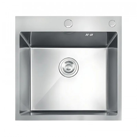 Мийка з нержавіючої сталі MIXXUS MH5050 DECOR SS COLOR (MH5050 DECOR NANO-SILVER)(3.0/0.8) колір нержавійка (MI7040)