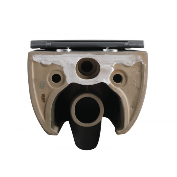 Унітаз підвісний Mixxus Premium TOPPER-0303-R GRAY 495x370x350mm система змиву RIMLESS (MP6657)